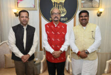 राज्यपाल रमेन डेका से शिक्षा मंत्री गजेंद्र यादव ने की सौजन्य भेंट, सचिव सिद्धार्थ कोमल परदेशी भी रहे उपस्थित….
