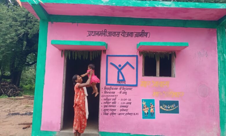 गरीब परिवारों का पक्का घर का सपना हो रहा साकार…. गरीब परिवारों का पक्का घर का सपना हो रहा साकार….
