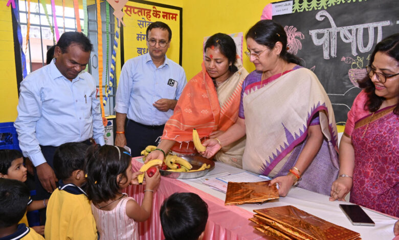 छत्तीसगढ़ में महिलाओं और बच्चों के विकास के प्रयास सराहनीय: केन्द्रीय मंत्री श्रीमती अन्नपूर्णा देवी….