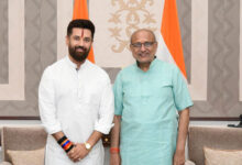 चिराग पासवान ने नव-निर्वाचित उपराष्ट्रपति को दी शुभकामनाएं