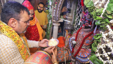 मुख्यमंत्री ने पूंछरी स्थित श्रीनाथ जी मंदिर में की पूजा—अर्चना, गिरिराज विकास परियोजना का कार्य प्रगति पर, श्रद्धालुओं के लिए विकसित हो रहीं सुविधाएं – मुख्यमंत्री भजनलाल शर्मा