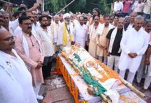 मदकू द्वीप क्षेत्र के विकास के शिल्पी शांताराम को दी गई श्रद्धांजलि….