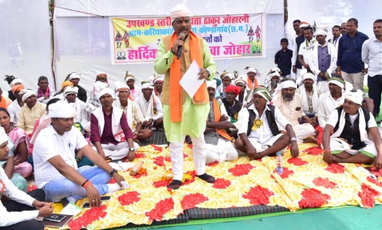 गायता ठाकुर जोहारनी कार्यक्रम में शामिल हुए वन मंत्री… गायता ठाकुर जोहारनी कार्यक्रम में शामिल हुए वन मंत्री…