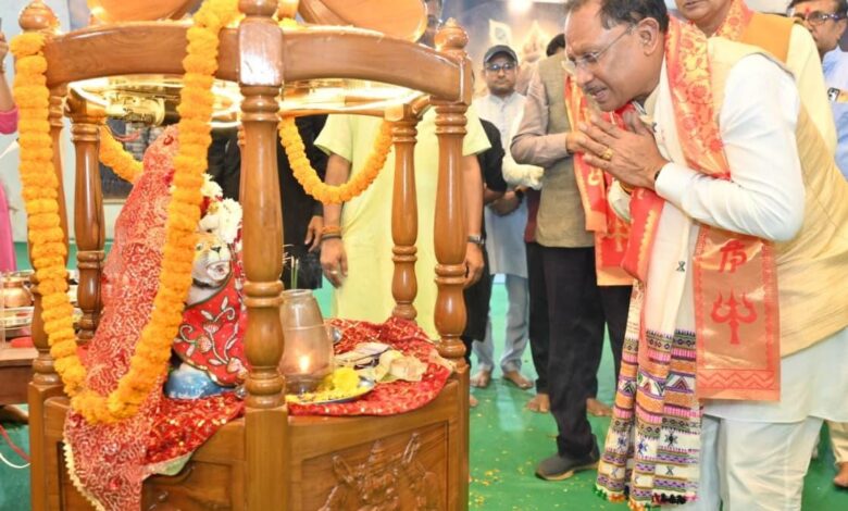 उत्साह, उमंग और सद्भावना बढ़ाने का पर्व है नवरात्रि : मुख्यमंत्री विष्णु देव साय…..