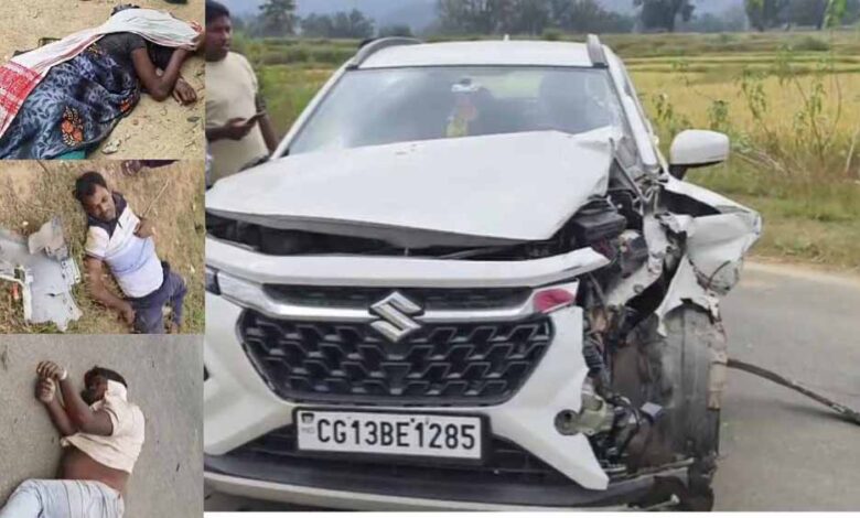 तेज रफ्तार कार ने ली तीन लोगों की जान, हादसे के बाद चालक मौके से फरार तेज रफ्तार कार ने ली तीन लोगों की जान, हादसे के बाद चालक मौके से फरार