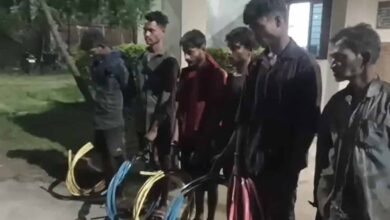 खदान में केबल चोरी करने घुसे 6 चोर गिरफ्तार: 24 घंटे तक सुरंग में फंसे रहे, सुरक्षाकर्मी ने पकड़ा