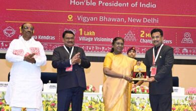 राष्ट्रपति ने छत्तीसगढ़ को किया सम्मानित: आदि कर्मयोगी अभियान और पीएम जनमन योजना में सर्वश्रेष्ठ प्रदर्शन करने वाला राज्य घोषित राष्ट्रपति ने छत्तीसगढ़ को किया सम्मानित: आदि कर्मयोगी अभियान और पीएम जनमन योजना में सर्वश्रेष्ठ प्रदर्शन करने वाला राज्य घोषित