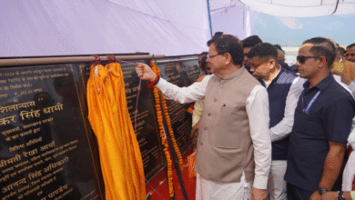 मुख्यमंत्री पुष्कर सिंह धामी ने 185 करोड़ रुपए से बनने वाली शारदा कॉरिडोर परियोजना के पहले चरण का शुभारंभ किया मुख्यमंत्री पुष्कर सिंह धामी ने 185 करोड़ रुपए से बनने वाली शारदा कॉरिडोर परियोजना के पहले चरण का शुभारंभ किया