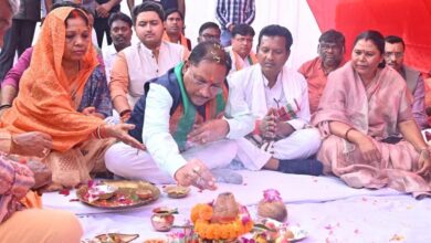 रायपुर : मुख्यमंत्री  विष्णुदेव साय ने जशपुर जिले के फरसाबहार में 40.89 करोड़ के 13 कार्यों का किया लोकार्पण एवं भूमिपूजन