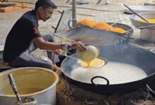 इंदौर के रणजीत हनुमान मंदिर में चलित अन्नकूट, 50 हजार भक्तों के लिए प्रसादी तैयार