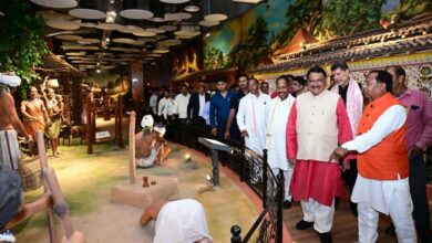 रायपुर : केन्द्रीय मंत्री ओराम ने जनजातीय संग्रहालय के लोकार्पण की तैयारियों का लिया जायजा रायपुर : केन्द्रीय मंत्री ओराम ने जनजातीय संग्रहालय के लोकार्पण की तैयारियों का लिया जायजा