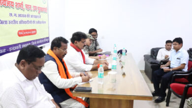 उपमुख्यमंत्री विजय शर्मा ने पुनर्वास केंद्र में सुविधाओं की ली समीक्षा बैठक…. उपमुख्यमंत्री विजय शर्मा ने पुनर्वास केंद्र में सुविधाओं की ली समीक्षा बैठक….