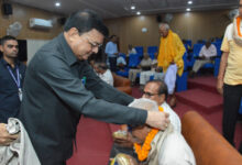 कैबिनेट मंत्री श्री लखन लाल देवांगन के आतिथ्य में वृद्धजनों का सम्मान समारोह हुआ आयोजित…..