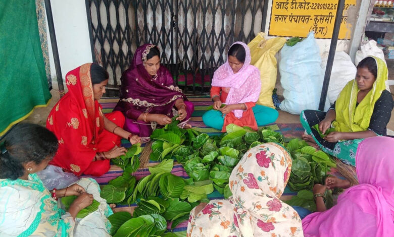 स्वच्छता, आत्मनिर्भरता और पर्यावरण सुरक्षा की अगुवाई कर रही समूह की महिलाएं….