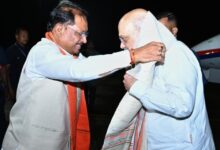 केंद्रीय गृह मंत्री अमित शाह का मुख्यमंत्री विष्णुदेव साय ने स्वामी विवेकानंद विमानतल पर किया आत्मीय स्वागत….