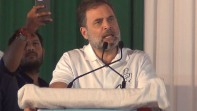 नालंदा में हुई राहुल गांधी की जनसभा