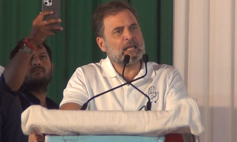 नालंदा में हुई राहुल गांधी की जनसभा नालंदा में हुई राहुल गांधी की जनसभा