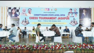 स्टेट लेवल ओपन चेस टूर्नामेंट का जशपुर में हुआ शुभारंभ स्टेट लेवल ओपन चेस टूर्नामेंट का जशपुर में हुआ शुभारंभ