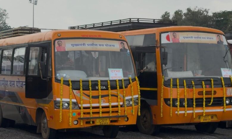 मुख्यमंत्री ग्रामीण बस योजना से 250 गांवों तक पहुंची बस सुविधा: बस्तर और सरगुजा संभाग में सफल क्रियान्वयन…. मुख्यमंत्री ग्रामीण बस योजना से 250 गांवों तक पहुंची बस सुविधा: बस्तर और सरगुजा संभाग में सफल क्रियान्वयन….