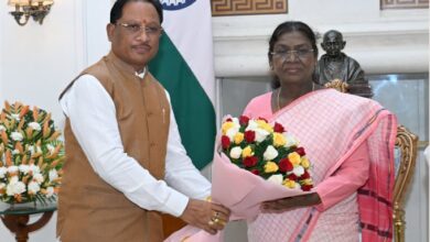 मुख्यमंत्री विष्णुदेव साय ने नई दिल्ली में राष्ट्रपति द्रौपदी मुर्मू से की सौजन्य भेंट…. मुख्यमंत्री विष्णुदेव साय ने नई दिल्ली में राष्ट्रपति द्रौपदी मुर्मू से की सौजन्य भेंट….