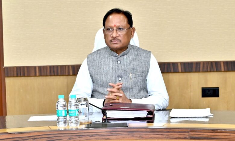 मुख्यमंत्री विष्णु देव साय की अध्यक्षता में मंत्रालय, महानदी भवन में कैबिनेट की बैठक….