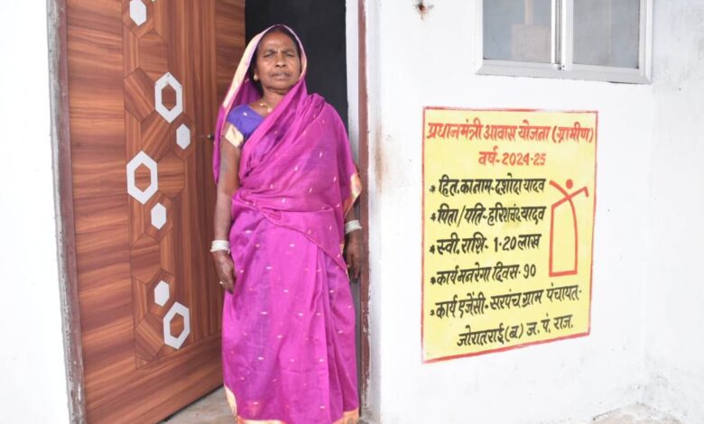 प्रधानमंत्री आवास से दशोदा को सिर्फ घर नहीं, खुशियों का संसार मिला…. प्रधानमंत्री आवास से दशोदा को सिर्फ घर नहीं, खुशियों का संसार मिला….