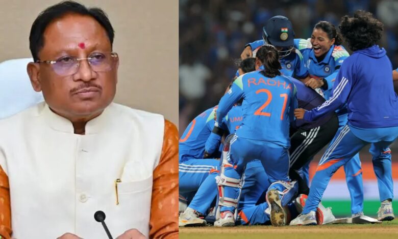 भारत की बेटियों ने रचा नया इतिहास: महिला क्रिकेट टीम विश्वकप के फाइनल में पहुँची: मुख्यमंत्री विष्णु देव साय ने दी बधाई… भारत की बेटियों ने रचा नया इतिहास: महिला क्रिकेट टीम विश्वकप के फाइनल में पहुँची: मुख्यमंत्री विष्णु देव साय ने दी बधाई…