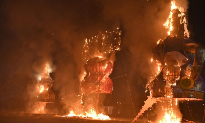डब्लू आर एस कॉलोनी में रावण दहन: राज्यपाल रमेन डेका और मुख्यमंत्री विष्णु देव साय की उपस्थिति में उमड़ा उत्साह….