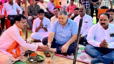 पर्यटन एवं संस्कृति मंत्री राजेश अग्रवाल ने नए कॉलेज भवन का किया भूमिपूजन… पर्यटन एवं संस्कृति मंत्री राजेश अग्रवाल ने नए कॉलेज भवन का किया भूमिपूजन…