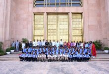 विद्यार्थियों ने देखी विधान सभा