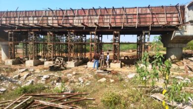 जिले में दो उच्चस्तरीय पुल निर्माण कार्य प्रगति पर जिले में दो उच्चस्तरीय पुल निर्माण कार्य प्रगति पर