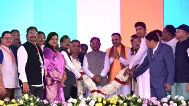 कल्चुरी कलार समाज के सम्मेलन में शामिल हुए मुख्यमंत्री,रतनपुर में 100 बिस्तर अस्पताल एवं 1 करोड़ रुपए की लागत से सामुदायिक भवन निर्माण की घोषणा..