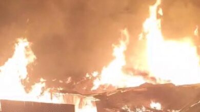 भोपाल के पुराने लकड़ी मार्केट में भयंकर आग, करोड़ों का माल जलकर हुआ खाक