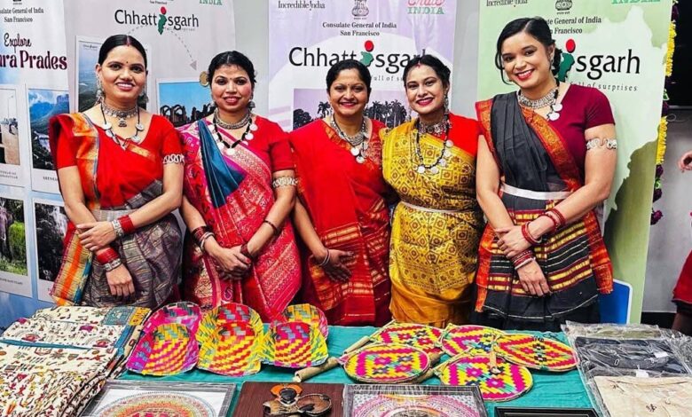 रायपुर : छत्तीसगढ़ की संस्कृति ने विदेश में बिखेरा रंग