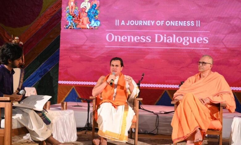 ब्राज़ील के पद्म  जोनास मसेट्टी आचार्य शंकर सांस्कृतिक एकता न्यास द्वारा आयोजित प्रेरणा संवाद में हुए शामिल