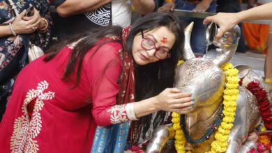 जया प्रदा महाकाल मंदिर में पहुंचीं, धर्मेंद्र की लंबी उम्र और अच्छी सेहत की मांगी कामना
