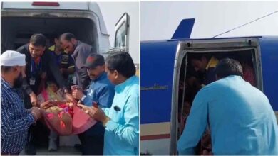 खंडवा में पीएम श्री एयर एम्बुलेंस बनी मरीज के लिए वरदान, इंदौर इलाज के लिए एयरलिफ्ट