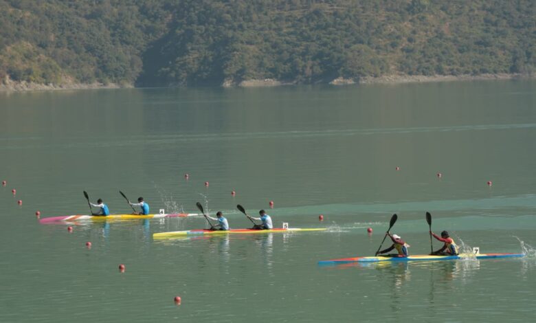 उत्तराखंड के टिहरी जिले में प्रेसिडेंट कप क्याकिंग और कैनोइंग चैंपियनशिप