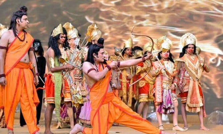 अयोध्या के राम मंदिर में मध्य प्रदेश के कलाकारों द्वारा रामलीला, दीपावली मिलन समारोह में भक्ति का रंग