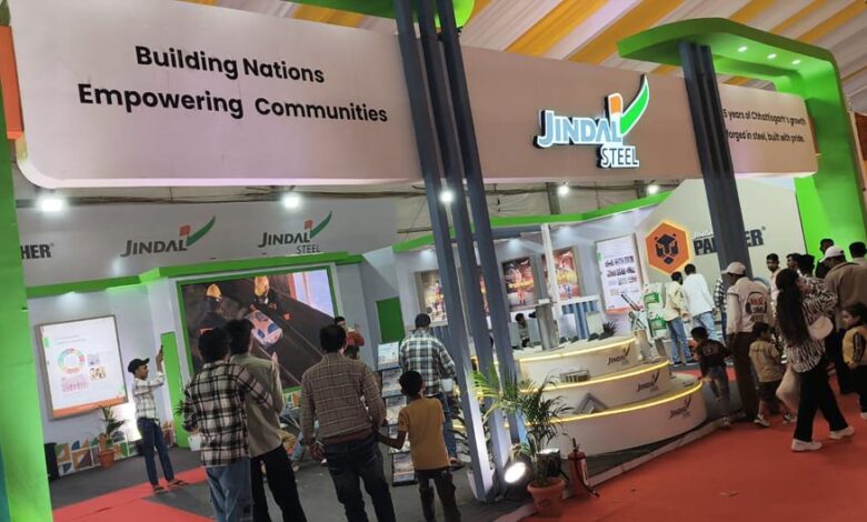 छत्तीसगढ़ राज्य उत्सव में जिंदल स्टील का भव्य स्टाल