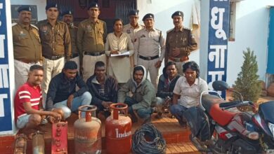 थाना हथबंद क्षेत्र में चोरी एवं लूट की घटनाओं को अंजाम देने वाले 06 आरोपियों को किया गया गिरफ्तार