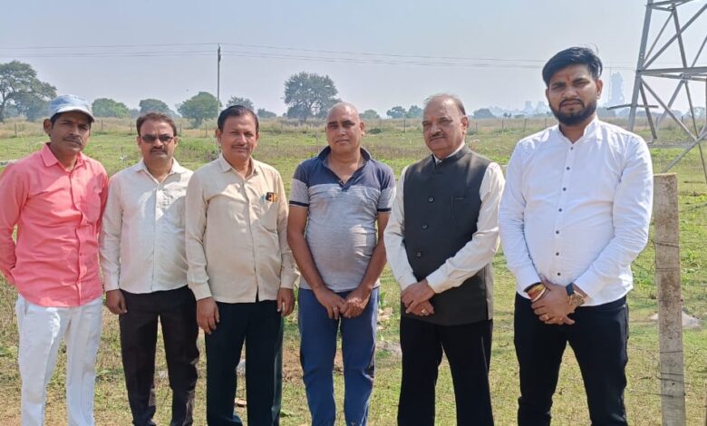 भारत माता सेवा ट्रस्ट के अध्यक्ष ने अर्जुनी मुक्तिधाम का किया अवलोकन।