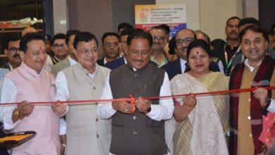 अंतरराष्ट्रीय व्यापार मेले में मुख्यमंत्री  विष्णुदेव साय ने छत्तीसगढ़ पेवेलियन का किया अवलोकन
