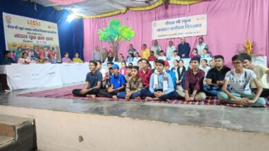 पीएम श्री स्कूल जवाहर नवोदय विद्यालय कचनारिया में आदर्श  युवा ग्राम सभा का हुआ आयोजन