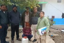 आबकारी विभाग की कार्रवाई,35 बल्क लीटर महुआ शराब जब्त।