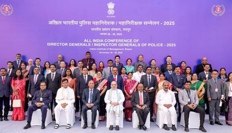 केन्द्रीय गृह एवं सहकारिता मंत्री  अमित शाह ने छत्तीसगढ़ के रायपुर में तीन दिवसीय 60वीं DGP/IGP कॉफ्रेंस का उद्घाटन किया