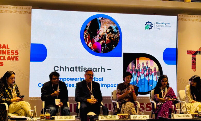 जनजातीय उद्यमिता और निवेश संवर्धन में छत्तीसगढ़ बना अग्रणी राज्य: नई दिल्ली में ट्राइबल बिजनेस कॉन्क्लेव-2025 में छत्तीसगढ़ के स्टार्टअप्स ने बढ़ाया राज्य का गौरव…..