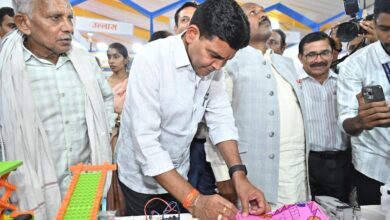 राजस्व मंत्री टंकराम वर्मा ने किया राज्योत्सव स्थल का निरीक्षण: विभागीय स्टॉलों में जनकल्याण योजनाओं और नवाचारों की सराहना….