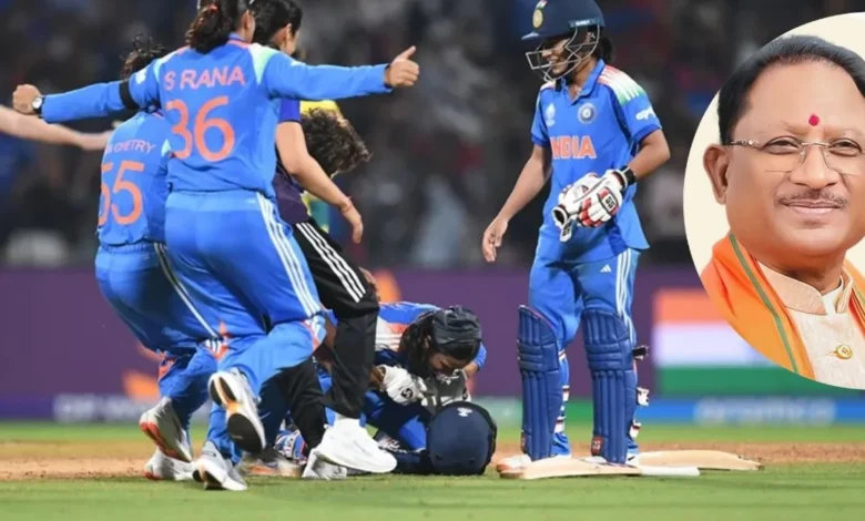 भारतीय महिला क्रिकेट टीम की विश्वविजेता बनने की उपलब्धि पर मुख्यमंत्री विष्णु देव साय ने दी बधाई….