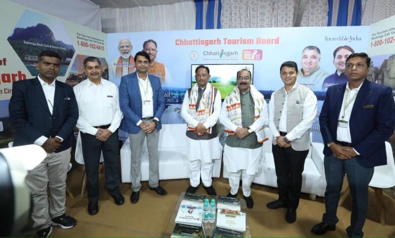 छत्तीसगढ़िया स्वाद से महक उठा केवड़िया : एकता नगर में छत्तीसगढ़ के पर्यटन एवं संस्कृति की गूंज,मुख्यमंत्री विष्णुदेव साय ने छत्तीसगढ़ पर्यटन मंडल के स्टॉल का किया अवलोकन… छत्तीसगढ़िया स्वाद से महक उठा केवड़िया : एकता नगर में छत्तीसगढ़ के पर्यटन एवं संस्कृति की गूंज,मुख्यमंत्री विष्णुदेव साय ने छत्तीसगढ़ पर्यटन मंडल के स्टॉल का किया अवलोकन…